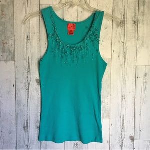 Cute camisole with embellishments (S) cotton